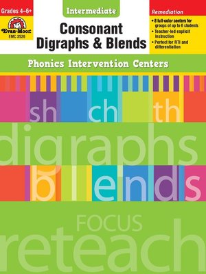 cover image of Consonant Digraphs and Blend